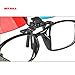 Solarson 3D Clip-on Glasses Red Blue 3D Glasses for All 3D Movies Games TV Light Simple Designthumb 4