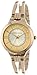 Anne Klein Women's AK/1440CHGB Everyday Classics Gold-Tone Open Bangle Watch