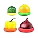 Reusable Silicone Food Savers and Food Storage Set of 6 Fruits and Vegetables Including 2 Sizes Avocado Savers By Mixtra