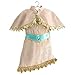 Disney Store Little Girls Pocahontas Costume Dress Tan Sz 7/8