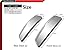 STATUS 4Pcs High Glossy Slim Door Edge Guards Bumper Protector Trim Guard Sticker Molding for Motors Auto Vehicle (White)