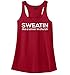 Comical Shirt Ladies Sweatin Like Sinner In Church Funny Tee Racerback