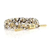 Rastaclat Noodles Yellow Gold White Shoelace Bracelet