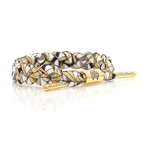 Rastaclat Noodles Yellow Gold White Shoelace Bracelet