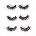 3D Fake Eyelashes Reusable Thick Crisscross False Eyelashes Pack Volume Handmade Soft Eyelash- 3 Styles 15 Pairs