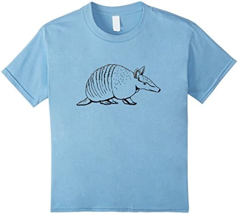 Kids Armadillo T Shirt Tshirt for men women boys girls kids 12 Baby Blue