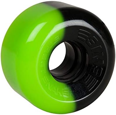 Sims Quad Street Snakes 2tone 78a (PK 4) Wheels,Unisex Adult, unisex_adult, SIM-RSW-0105, Green/Black, 34mm