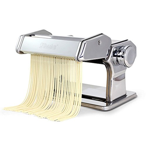 Stainless Steel Pasta Maker Machine kit - With Pasta Roller,Pasta Cutter, Hand Crank and Detailed Instructions
