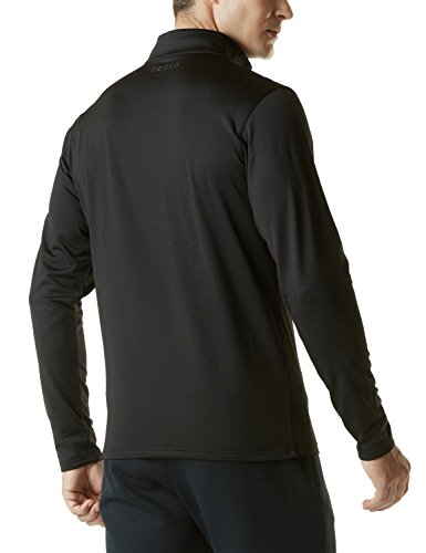 image for TSLA Men's Winterwear Sporty Slim Fit 1/4 Zip Fleece Lining Sweatshirt