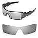 Walleva Titanium Mirror Coated Polarized Replacement Lenses for Oakley Oil Rig Sunglasses