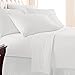 Pizuna Cotton Twin Xl Sheets Set White, 400 Thread Count 100% Long Staple Combed Sateen Cooling Sheets Cotton, 15 Inch Deep Pocket Twin Xl Sheet (White Bedding CottonSheet)