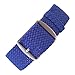 Wrist And Style Perlon Watch Strap (22mm, Light Blue)