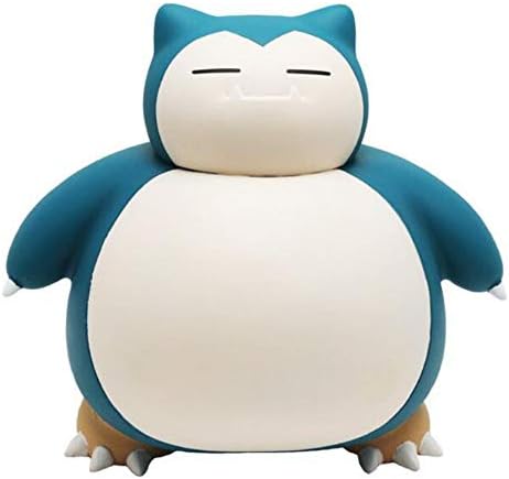 Alone Snorlax Piggy Bank Money Banks Birthday Gift for Kids Child Toy (Big Belly Stand)