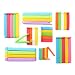 ANPHSIN Set of 38 Plastic Sealing Clips for Food and Snack Bag(2.3 in, 3.6 in, 5 in, 6.3 in)