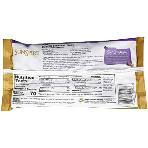 SunSpire Unsweetened Carob Baking Chips, 10 Ounce