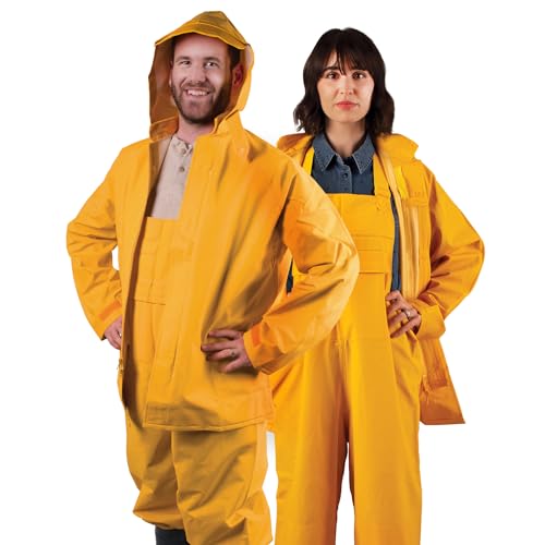 StanSport 4011157-SSI PVC/Polyester Commercial Rain Suit-Yellow Large - multi, N/A