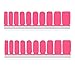 Angel Beauty - Premium Nail Wraps - Watermelon Pink, Real Nail Polish, Salon Effect, Instant Manicure, Zero Dry Time,Includes 20 Nail Wraps with Different Sizes for Fingers or Toes