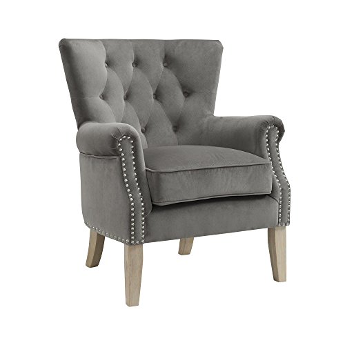 Dorel Living Jaya Accent Chair, Beige