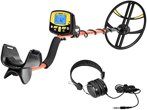 Professional Metal Detector, Underground Metal Detector, Pinpointer Gold Detector Treasure Hunter, P/P Function, LCD Display, Discrimination Mode, Distinctive Audio with Headphone & Waterproof Search