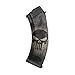 GunSkins AK-47 Mag Skin Camouflage Kit DIY Vinyl Magazine Wrap - Singles (Skull Black)