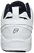 Fila Men's Capture Running Shoe,White/Peacoat/Metallic Silver,8.5 4E US