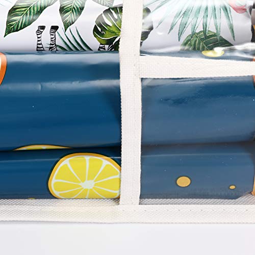 MaidMAX Double Sided Hanging Gift Wrap Organizer, Wrapping Paper Storage Containers Bags for 40-Inch Gift Wrap Rolls, Gift Bags, Ribbons, Bows, 10 Pockets - Thumbnail 6