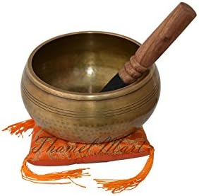 6" G Chakra Tibetan Buddhist Singing-Hand beaten singing bowl,Release Your Inner Peace