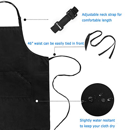 3 BOHARERS+Chef+Hat+Apron+Adults