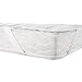 Madison Park Essentials Frisco Waterproof Sofa Bed Mattress Pad, Microfiber Channel Quilted Top - Secure Fit Anchor Band, Machine Washable Protection Cover, Queen 60x72