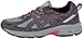 ASICS Women's Womens Gel-Venture 6 Athletic Shoe, Carbon/Black/Pink Peacock, 8 D US