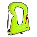 X-Lounger Inflatable Snorkeling Vest, Snorkel Vest Life Jacket Free Diving Swimming Surfing Safety for Adults Youth Green