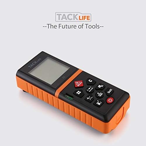 Tacklife Advanced Laser Measure 196 Ft Digital Laser Tape Measure with