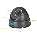 Security Camera, JOOAN 570YRA-T 700TVL Security Surveillance CCTV Camera Dome Video Monitor 24 IR Leds Night Vision Indoor Home -Black