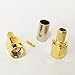 10pcs RP SMA Male Plug RF coaxial Connector Crimp for RG58 Straight goldplated New USA Shipping