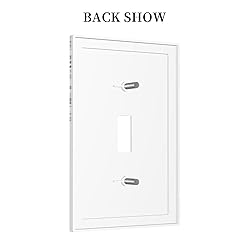 Spshian Decorative Light Switch Cover Plate Rustic