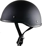 CRAZY AL'S WORLDS SMALLEST HELMET SOA INSPIRED IN FLAT BLACK WITH NO VISOR SIZE LARGE