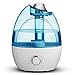 Bartnelli Ultrasonic Cool Mist Humidifier with Ultra-Quiet Operation – 3.5L Tank for Water – 360° Mist Nozzle - Automatic Shut Off – Certified Safety – 7 Color Night Light