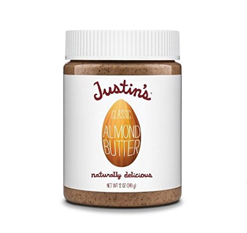 Classic Almond Butter by Justin's, Gluten-free, Non-GMO, Sustainably Sourced, 10 Ounce Jar
