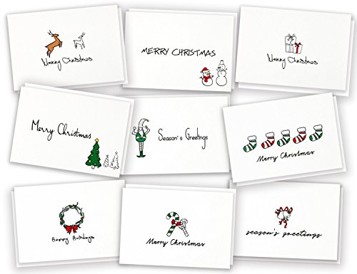 Merry christmas greeting cards - xmas/holiday party supplies invi…