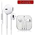 2 Pack Premium Earphones/Earbuds/Headphones/Headsets to 3.5mm with Stereo Mic&Remote Noise Isolating Control Headphone Compatible with for Most Smartphones - White