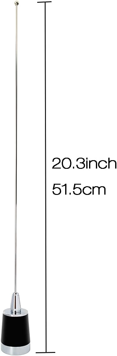 TWAYRDIO Dual Band NMO Antenna 144/430MHz Mobile Radio Antenna for VHF UHF Two Way Radio (Requires NMO Mount): Home Audio & Theater