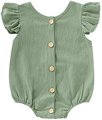 Baby Clothes, Ruffles Sleeve Bodysuit Romper MITIY Infant Baby Boys Girls Cotton Playsuit Outfits Newborn