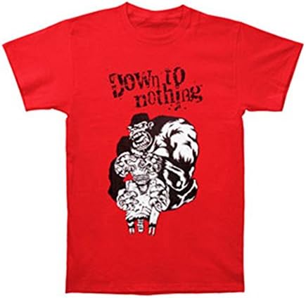 Down To Nothing Boys' Gorilla T-shirt Youth Large Red