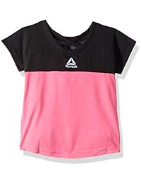Reebok - Camiseta de manga corta para niña