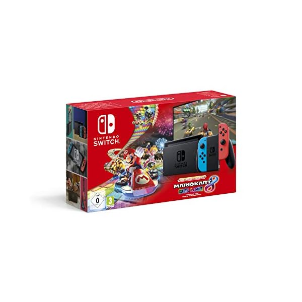 Jeu Switch Mario Kart 8 Deluxe Occasion Console Nintendo Switch Mario Kart 8 Deluxe (Code de téléchargement du jeu inclus) - Jeux vidéo
