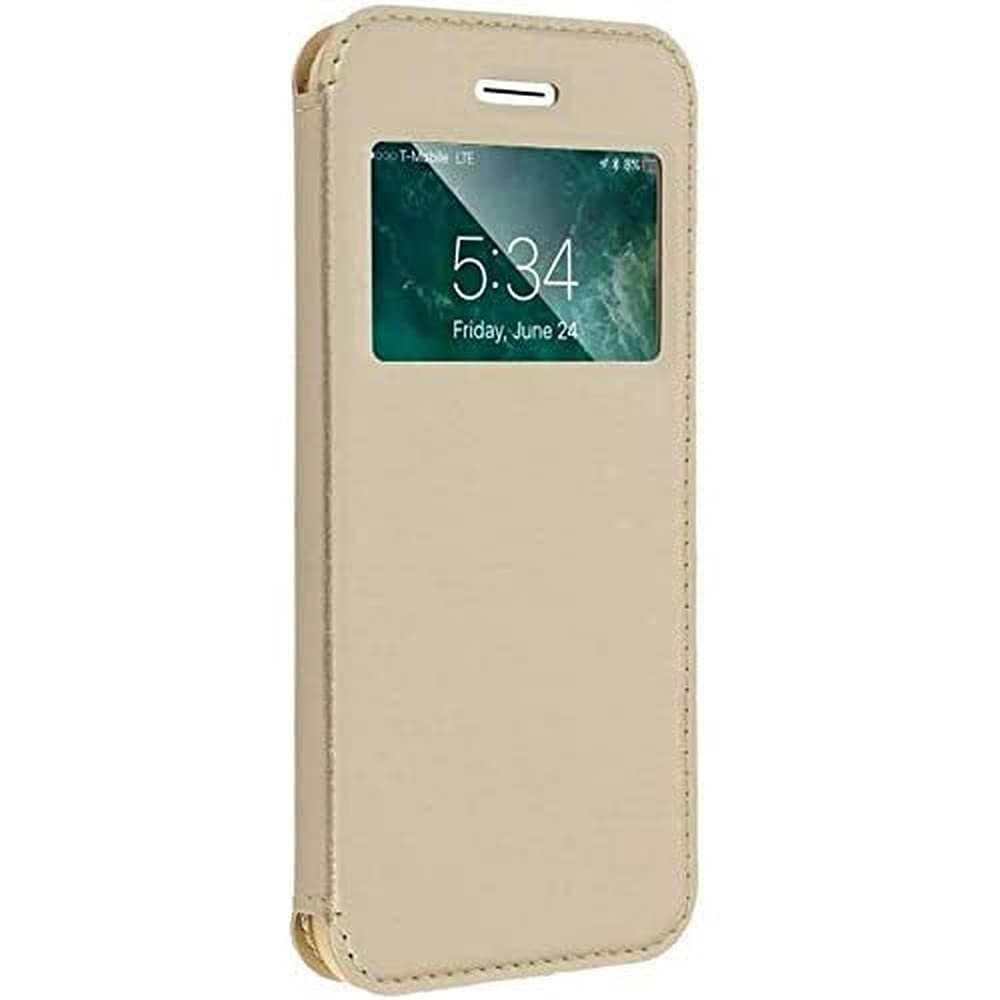 iPOMCASE Coque pour Apple iPhone 7 Plus, Or