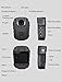 BOBLOV 1296P 32G Body Worn Mounted Camera Lightweight Night Vision Cam 150 Degree Angle Playback 7Hours Recording (Built-in 32G)