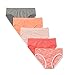 Amazon Brand - Mae Women's Seamless High Cut Brief Underwear, 5 pack