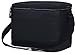 MIER Insulated lunch Box Bag Adult Men and Women Soft Cooler Bag with Shoulder Strap, Leakproof Liner, 16can(Black)