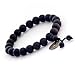 9mm Peach Wood Beads Tibetan Buddhist Prayer Wrist Mala Bracelet